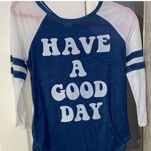 Vintage baseball style tee